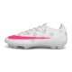 Bota Nike Air Zoom Mercurial Vapor XVII Elite FG Blanco Rosa