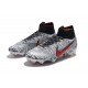 Bota Nuevo Neymar Nike Mercurial Superfly 6 Elite DF FG Blanco Rojo Negro