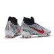 Bota Nuevo Neymar Nike Mercurial Superfly 6 Elite DF FG Blanco Rojo Negro