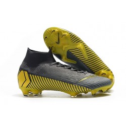 Bota Nuevo Nike Mercurial Superfly 6 Elite DF FG Gris Amarillo