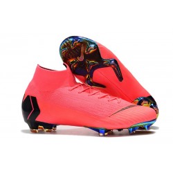 Bota Nuevo Nike Mercurial Superfly 6 Elite DF FG Rosa Negro