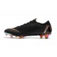 Botas de Fútbol Nike Mercurial Vapor XII Elite FG Negro Naranja