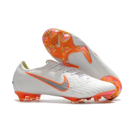 Botas de Fútbol Nike Mercurial Vapor XII Elite FG Blanco Naranja