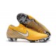 Neymar Botas de Fútbol Nike Mercurial Vapor XII Elite FG Amarillo Blanco