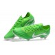 Botas de Fútbol Nike Mercurial Vapor XII Elite FG Verde Plata