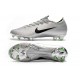 Botas de Fútbol Nike Mercurial Vapor XII Elite FG Plata Negro