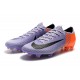 Botas de Fútbol Nike Mercurial Vapor XII Elite FG Violeta Naranja