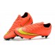 Botas de Fútbol Nike Mercurial Vapor XII Elite FG Naranja Amarillo