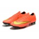 Botas de Fútbol Nike Mercurial Vapor XII Elite FG Naranja Amarillo