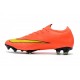 Botas de Fútbol Nike Mercurial Vapor XII Elite FG Naranja Amarillo