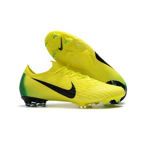 Botas de Fútbol Nike Mercurial Vapor XII Elite FG Amarillo Verde