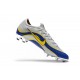 Zapatos Nike Mercurial Vapor 12 Elite FG - Plata Azul Amarillo