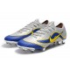 Zapatos Nike Mercurial Vapor 12 Elite FG - Plata Azul Amarillo