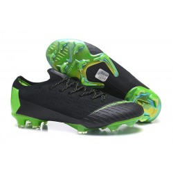 Zapatos Nike Mercurial Vapor 12 Elite FG - Negro Verde