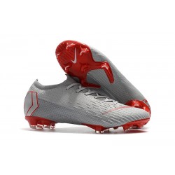 Zapatos Nike Mercurial Vapor 12 Elite FG - Gris Rojo