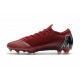 Zapatos Nike Mercurial Vapor 12 Elite FG - Rojo Negro