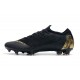 Nike Mercurial Vapor XII Elite FG Zapatillas Hombre Negro Oro