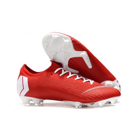 Nike Mercurial Vapor XII Elite FG Zapatillas Hombre Rojo Blanco