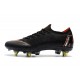 Botas de fútbol Nike Mercurial Vapor 12 Elite Sg Pro Ac Negro Naranja