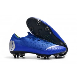 Botas de fútbol Nike Mercurial Vapor 12 Elite Sg Pro Ac Azul Plata