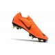 Botas de fútbol Nike Mercurial Vapor 12 Elite Sg Pro Ac Naranja Negro