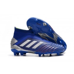 Zapatos de fútbol adidas Predator 19+ FG Azul Plata