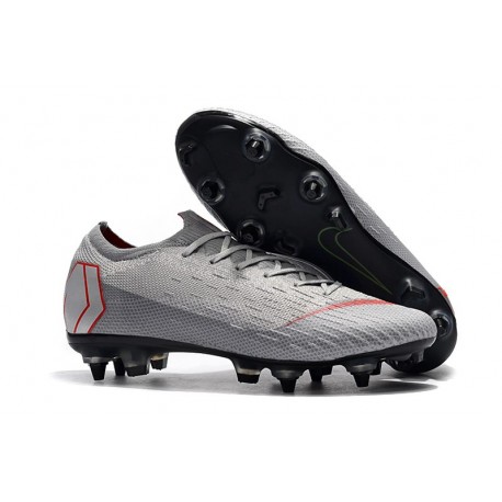 Botas de fútbol Nike Mercurial Vapor 12 Elite Sg Pro Ac Gris Rojo