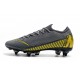 Nike Zapatillas Mercurial Vapor XII Elite Sg-Pro Gris Amarillo