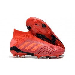Zapatos de fútbol adidas Predator 19+ FG Rojo