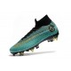 Zapatos de fútbol Ronaldo CR7 Nike Mercurial Superfly Elite FG Azul