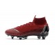 Zapatos de fútbol Nike Mercurial Superfly Elite FG Rojo Negro