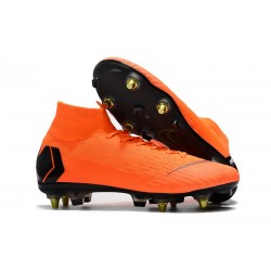 Zapatos de fútbol Nike Mercurial Superfly Elite FG Naranja Negro