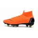 Zapatos de fútbol Nike Mercurial Superfly Elite FG Naranja Negro