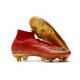 Ronaldo Zapatos de fútbol Nike Mercurial Superfly Elite CR7 FG Rojo Oro