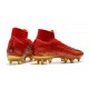 Ronaldo Zapatos de fútbol Nike Mercurial Superfly Elite CR7 FG Rojo Oro