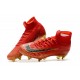 Ronaldo Zapatos de fútbol Nike Mercurial Superfly Elite CR7 FG Rojo Oro