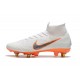 Zapatos de fútbol Nike Mercurial Superfly Elite FG Blanco Naranja