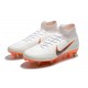 Zapatos de fútbol Nike Mercurial Superfly Elite FG Blanco Naranja