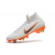 Zapatos de fútbol Nike Mercurial Superfly Elite FG Blanco Naranja