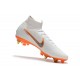 Zapatos de fútbol Nike Mercurial Superfly Elite FG Blanco Naranja