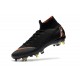 Zapatos de fútbol Nike Mercurial Superfly Elite FG Negro Naranja