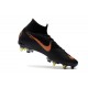 Zapatos de fútbol Nike Mercurial Superfly Elite FG Negro Naranja