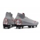 Zapatos de fútbol Nike Mercurial Superfly Elite FG Gris Rojo