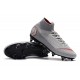 Zapatos de fútbol Nike Mercurial Superfly Elite FG Gris Rojo