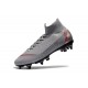 Zapatos de fútbol Nike Mercurial Superfly Elite FG Gris Rojo