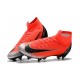 Ronaldo Nike Bota de Futbol Mercurial Superfly 6 Elite SG-Pro Rojo Negro