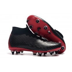 Nike x Jordan Bota de Futbol Mercurial Superfly 6 Elite SG-Pro Negro Rojo