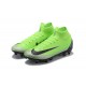 Nike Bota de Futbol Mercurial Superfly 6 Elite SG-Pro Verde Negro