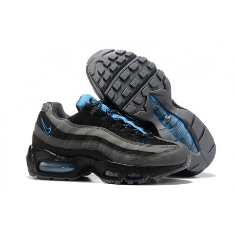 Zapatillas Nike Air Max 95 Hombres Negro Gris Azul