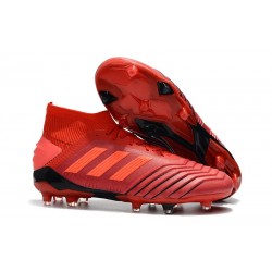 Botas de Futbol adidas Predator 19.1 FG Hombre Rojo